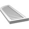 Ekena Millwork Quarter Round Top Left Surface Mount PVC Gable Vent w/ 2"W x 2"P Brickmould Sill Frame, 14"W x 40"H GVPQL14X4003SN - alternate 2